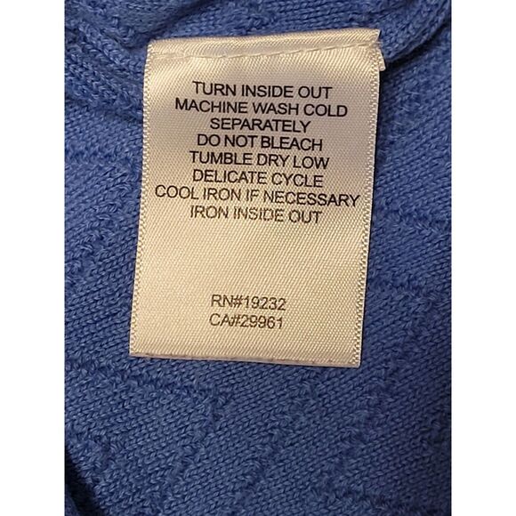 Blue Alfred Dunner crewneck sweater - Picture 4 of 6